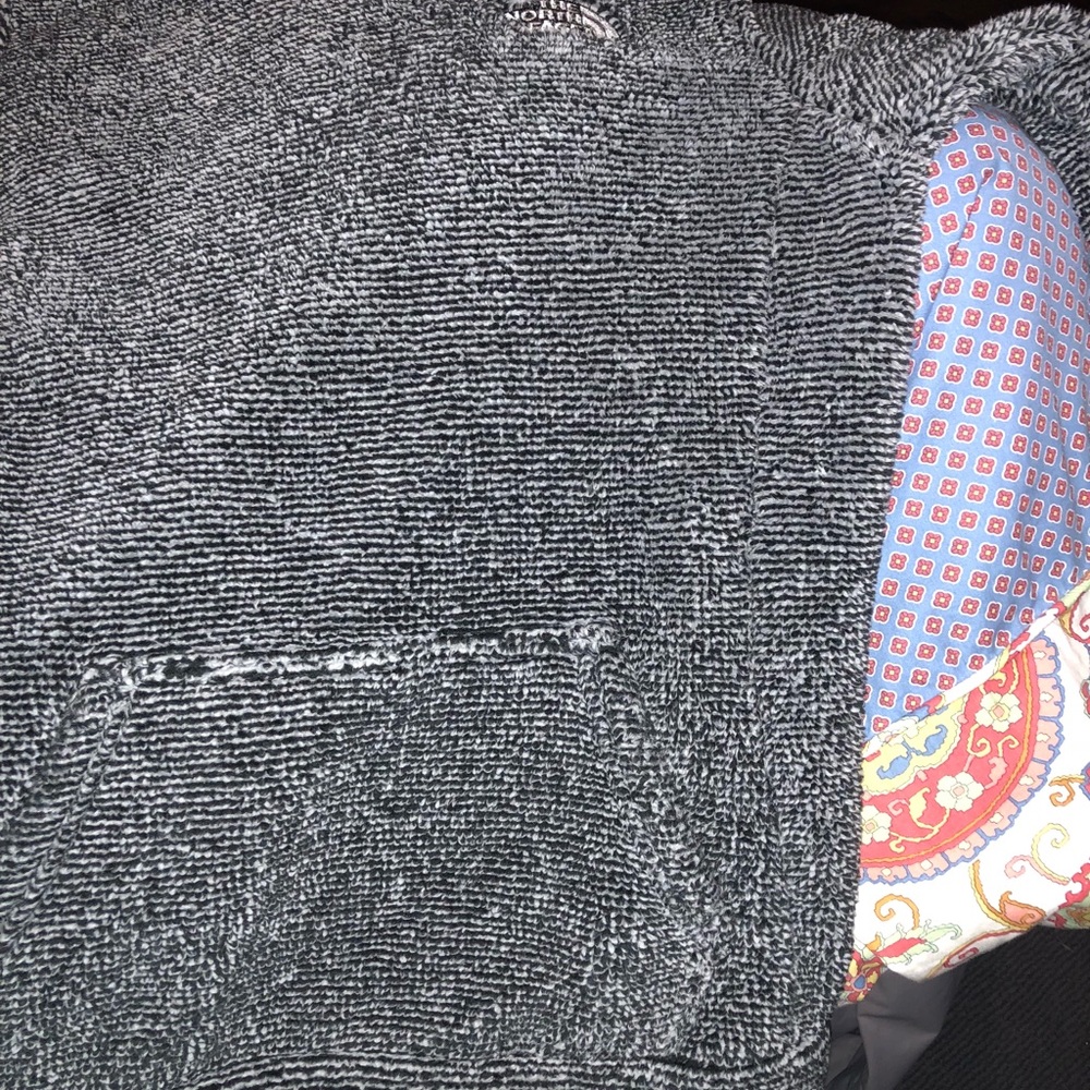 Fuzzy North Face pullover